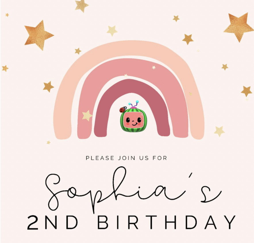 Cumpleaños de Sophia Koll Nesher
