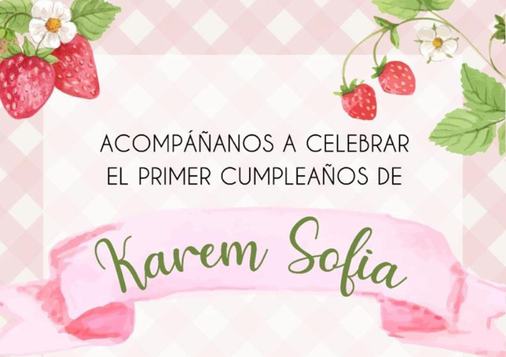 Cumpleaños Karem Sofia Levy 