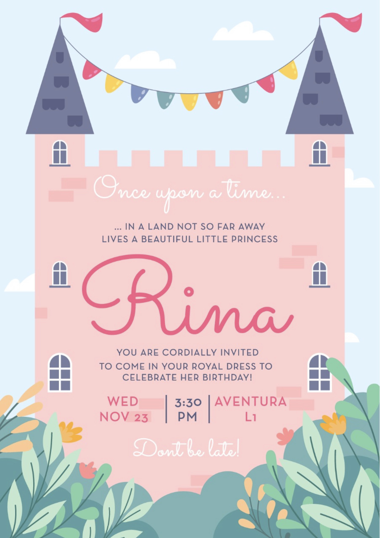 Rina 3 birthday