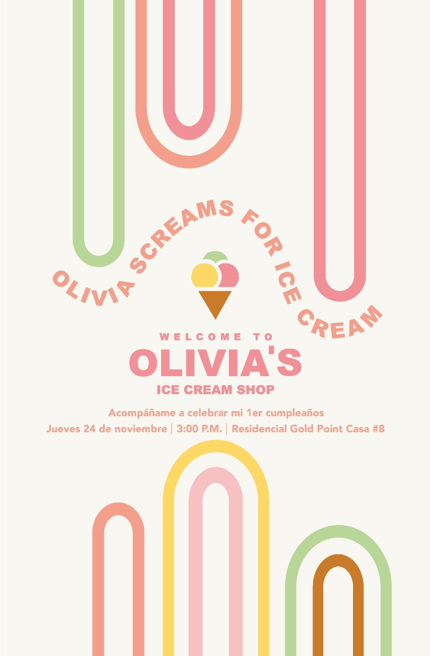 Olivia’s Ice Cream Shop Birthday