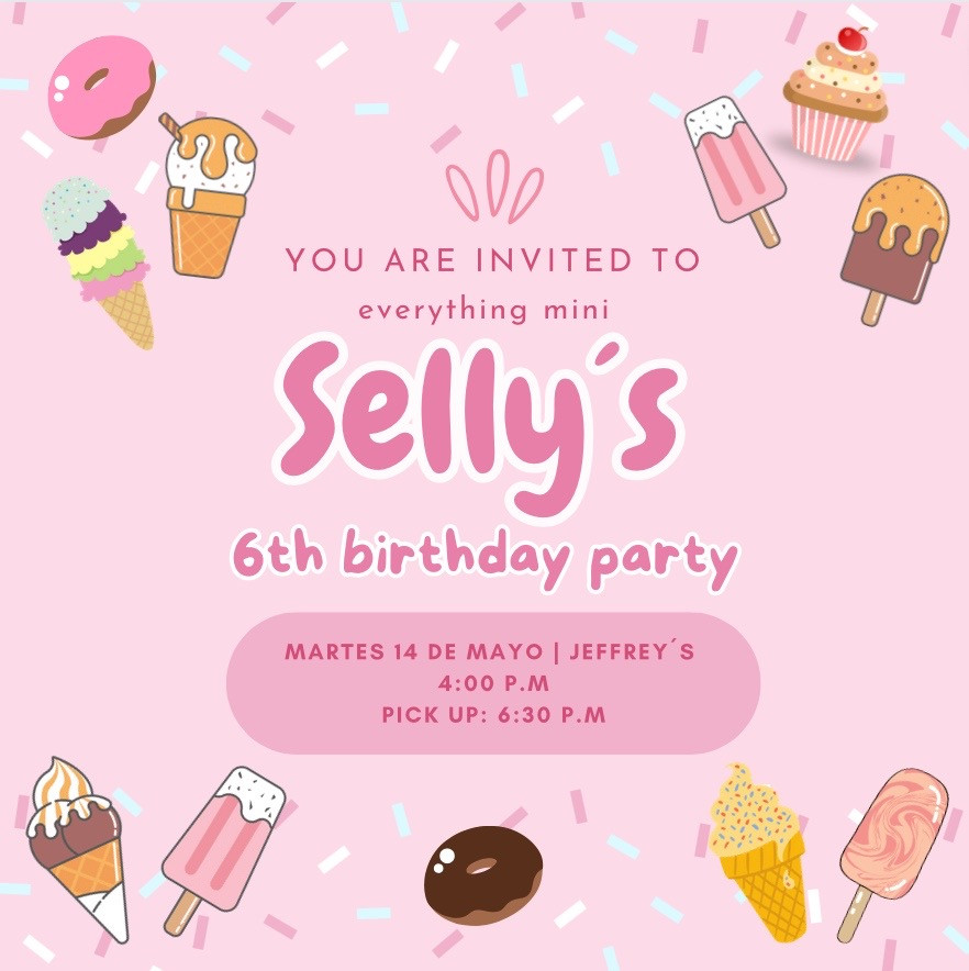 Cumpleaños #6 Selly Homsany